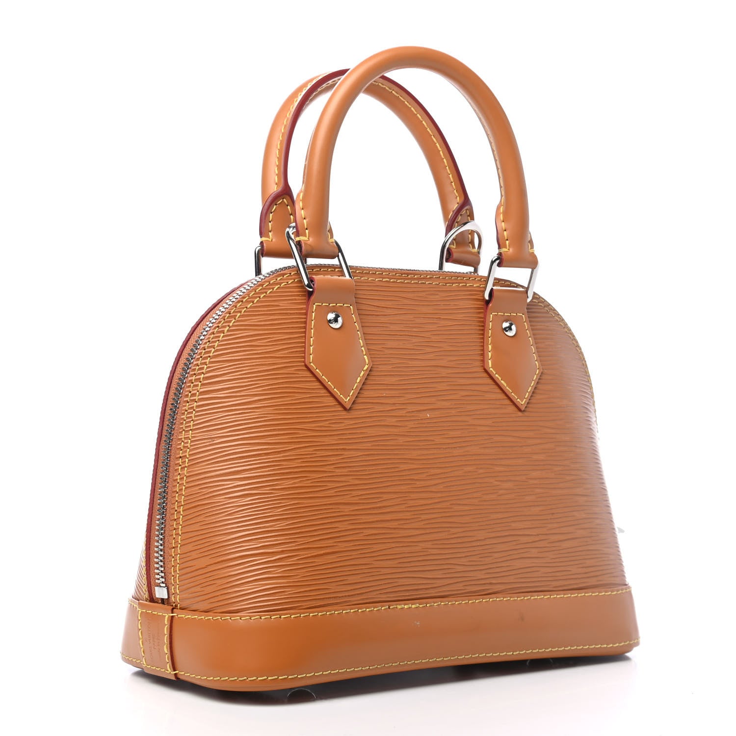 Louis Vuitton Epi Jacquard Alma BB Honey Gold 2 of 4