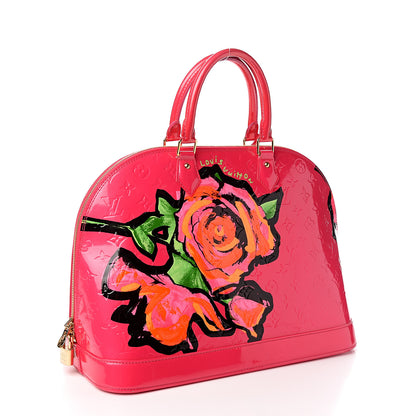 Louis Vuitton Vernis Roses Alma MM Rose Pop 2 of 9