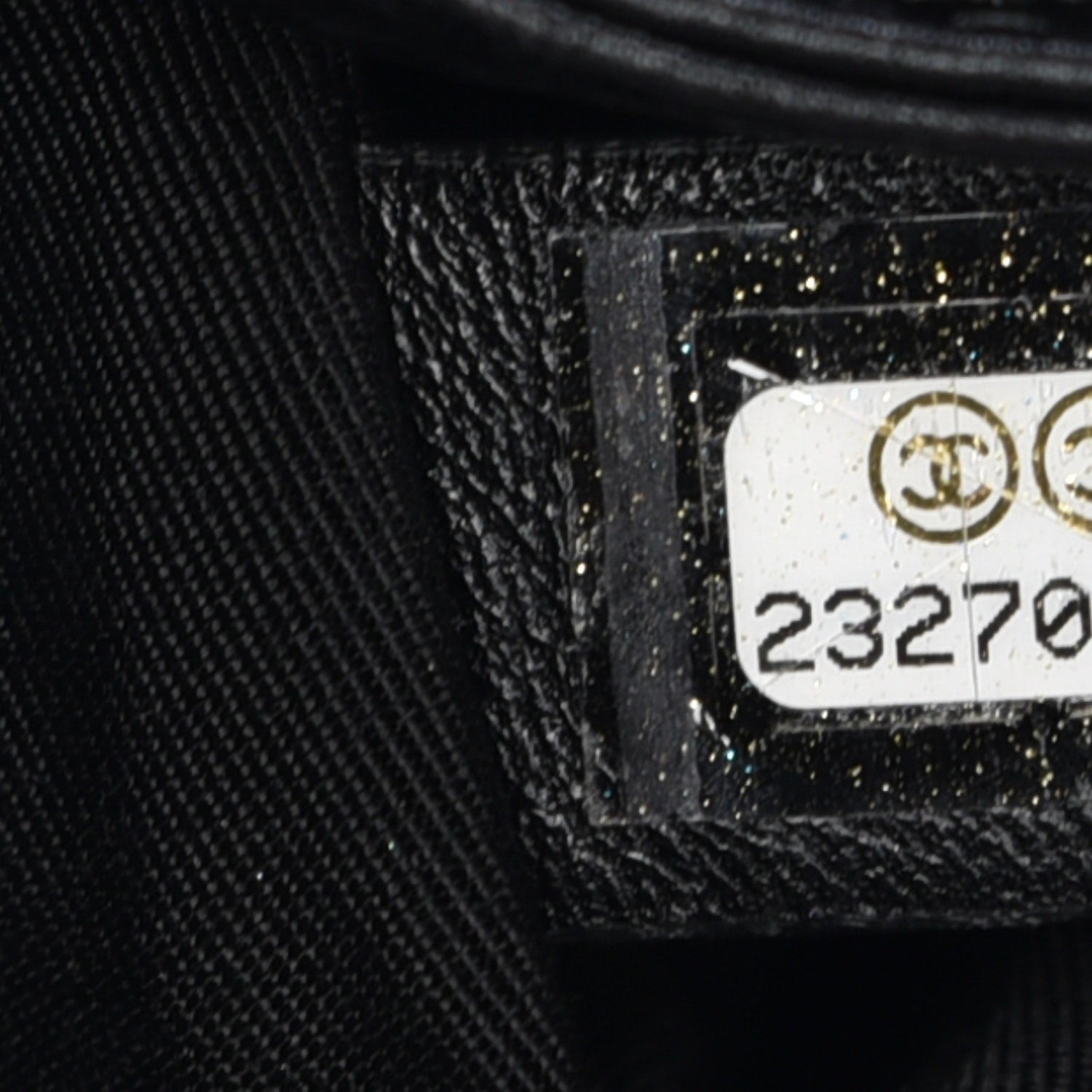 Chanel Lambskin Quilted Large Drawstring Bag Black 8 of 8
