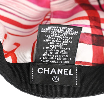 Chanel Cotton Beaded CC Cap Hat Black 8 of 9