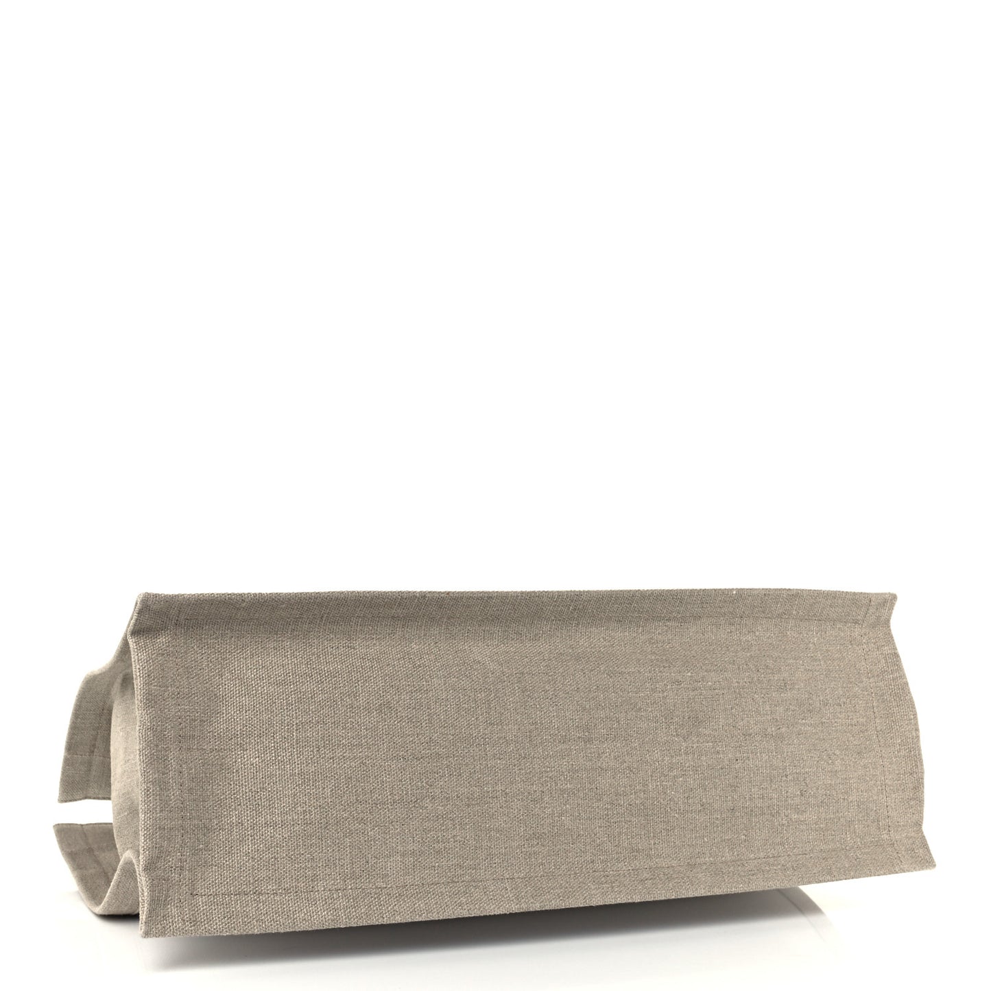 Linen Calfskin Rive Gauche Tote Optic White