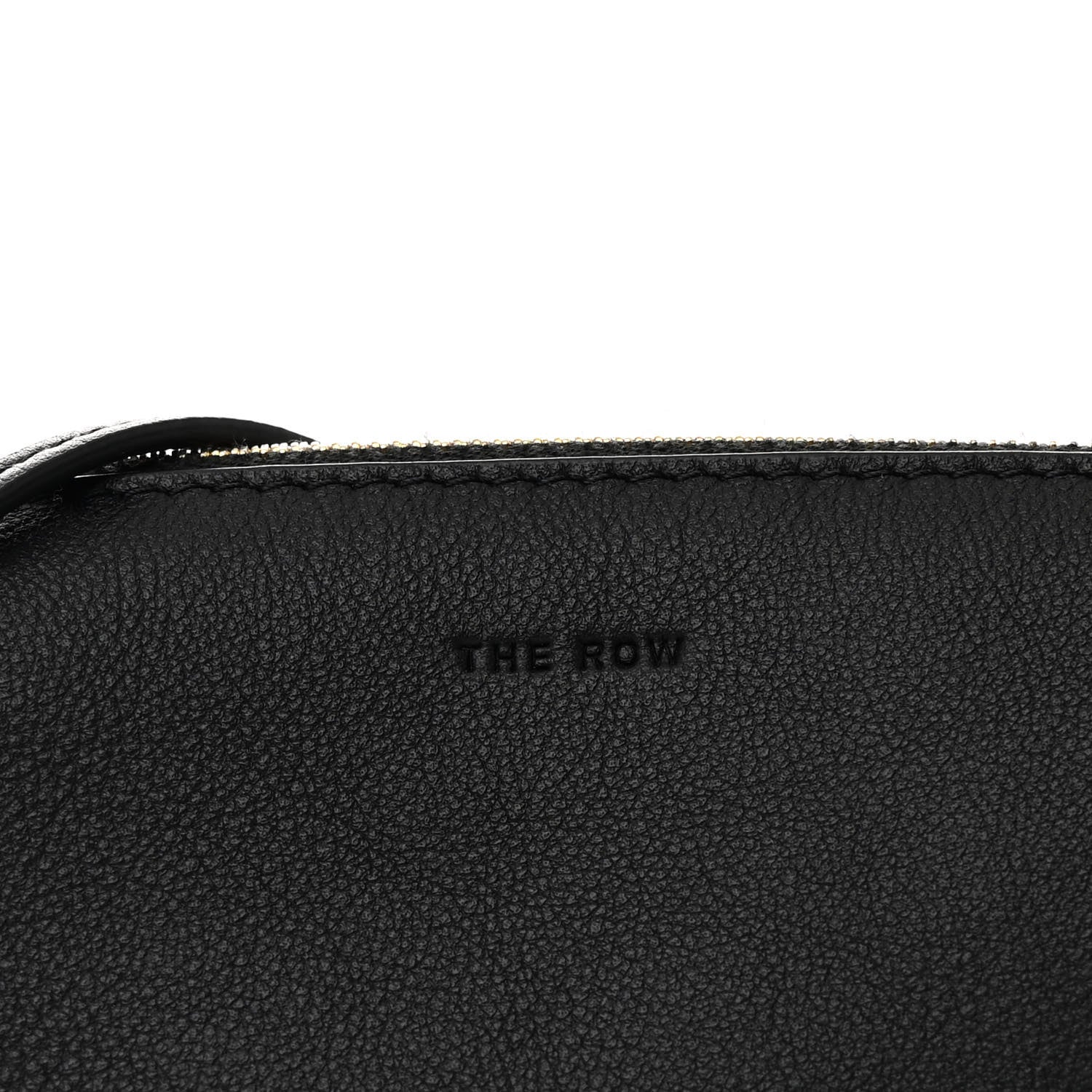 The Row Matte Grained Calfskin Mini Nu Twin Bag Black 8 of 10