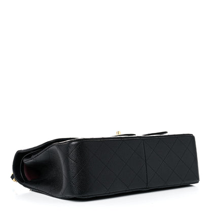 Chanel Caviar Quilted Jumbo Double Flap Black 4 of 13
