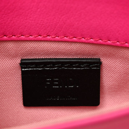Fendi Vitello Flamingo Tube Wallet on Chain Fuchsia 6 of 10