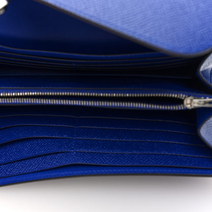 Hermes Epsom Constance Long Wallet Bleu Electrique 5 of 7