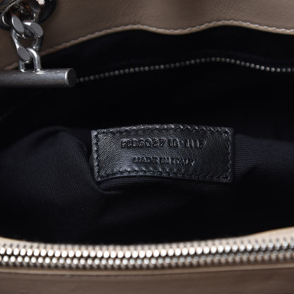 Saint Laurent Calfskin Y Quilted Monogram Large Loulou Shopper Nude Powder 6 of 14
