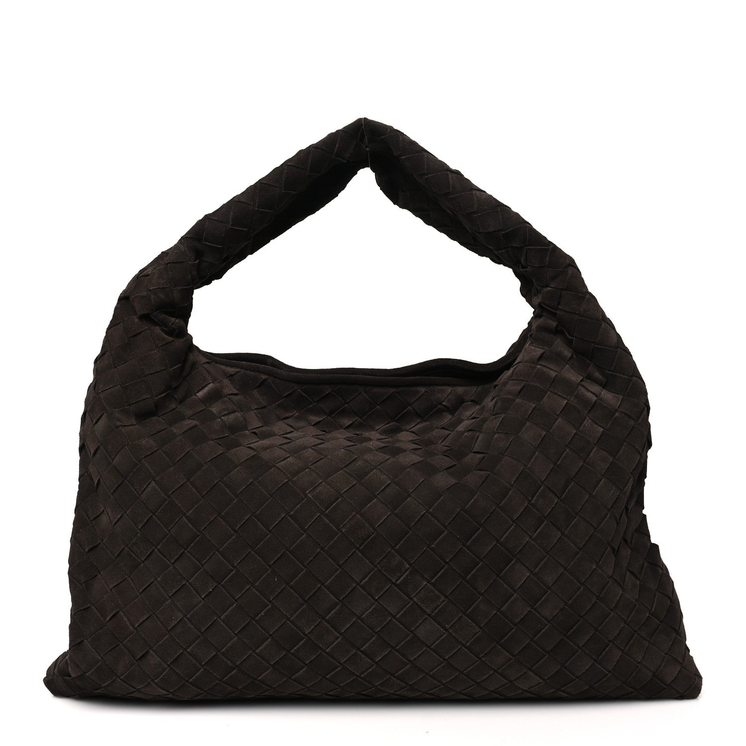 Bottega Veneta Suede Intrecciato Medium Hop Fondant 1 of 9
