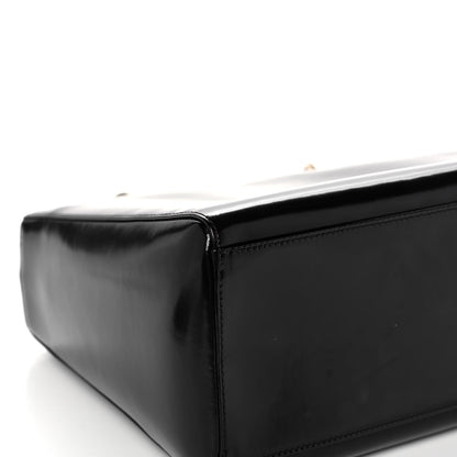 Christian Dior Glazed Calfskin Medium Lady Dior Black 11 of 18