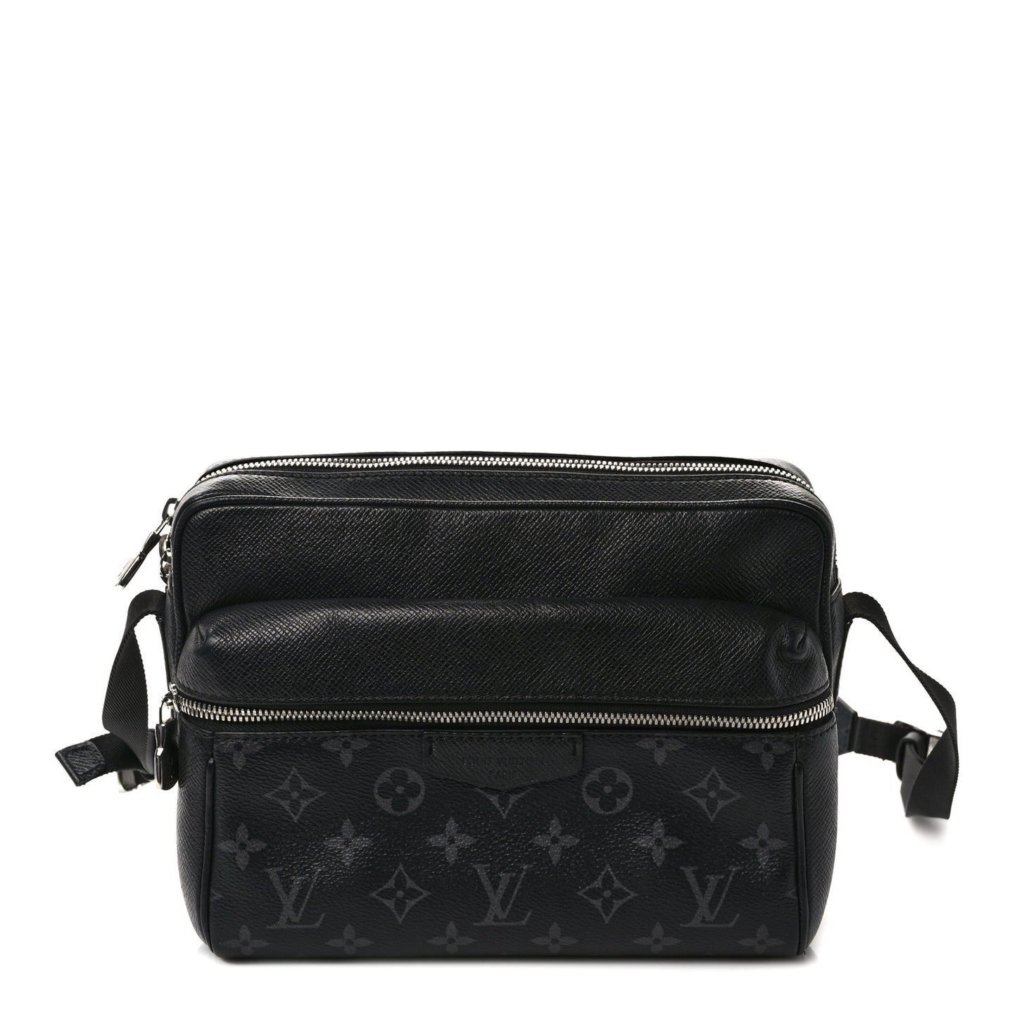 LOUIS VUITTON Taiga Monogram Eclipse Outdoor Messenger Black
