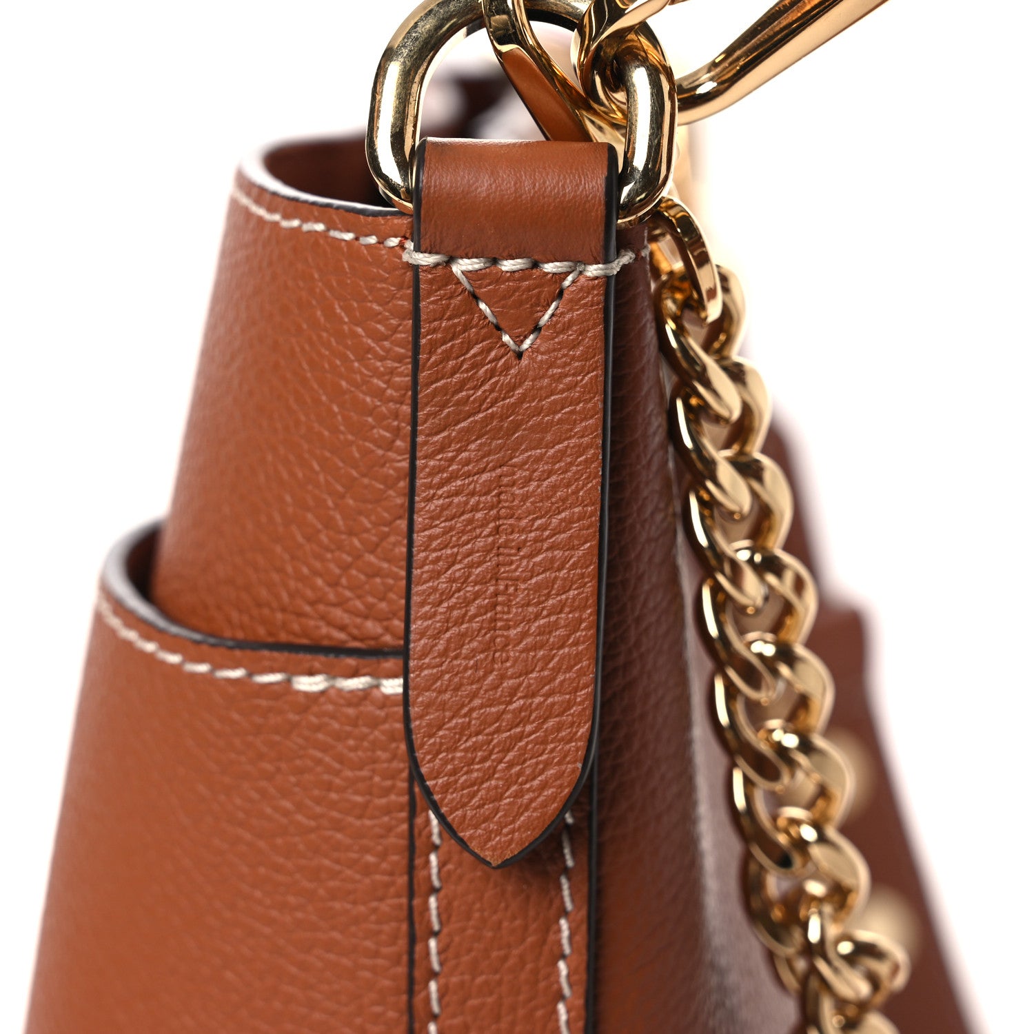 Louis Vuitton Calfskin Lock and Walk Bucket Cognac 7 of 11