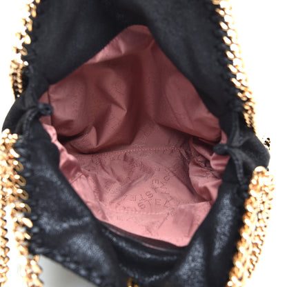 Stella McCartney Shaggy Deer Mini Falabella Tote Black 5 of 9