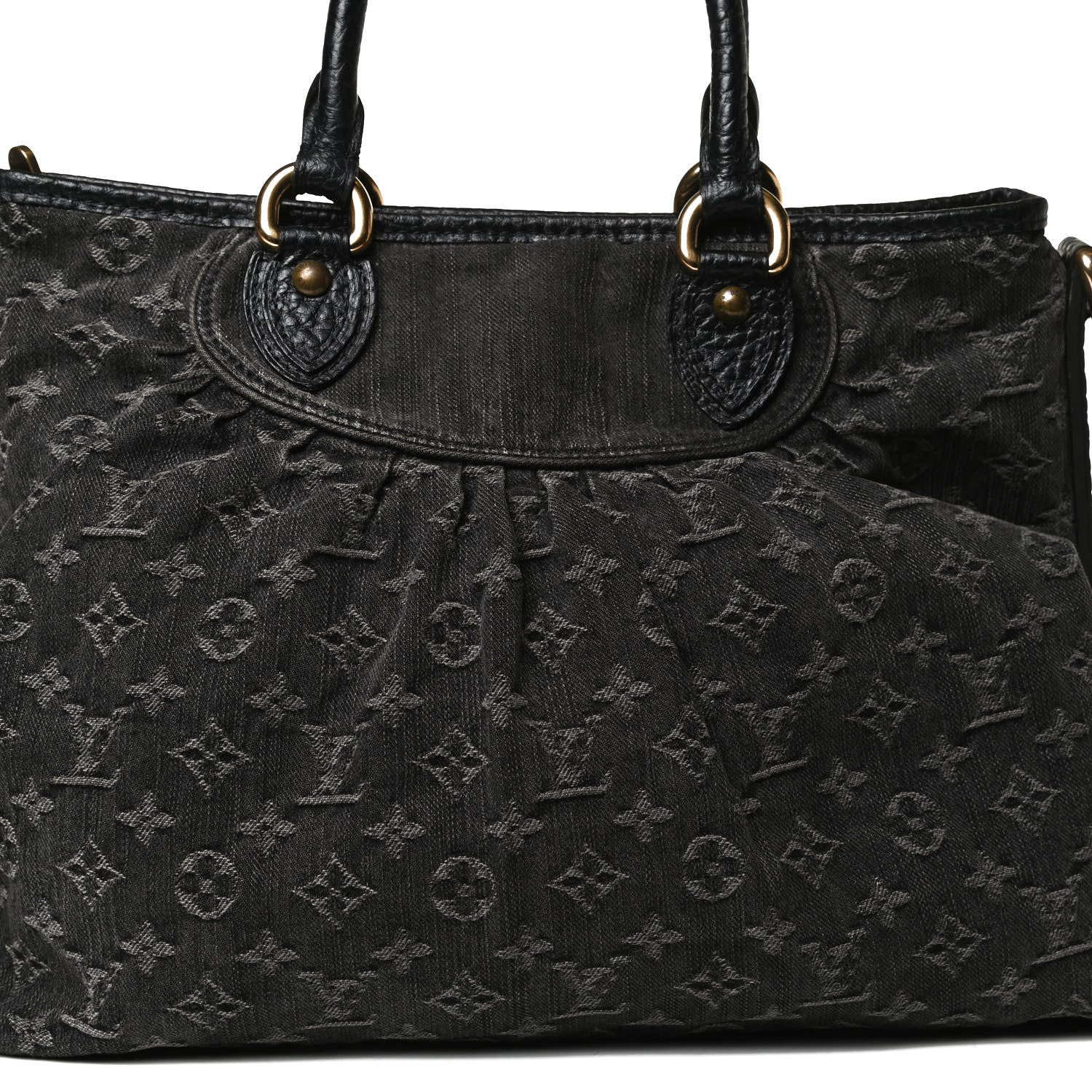 Louis Vuitton Denim Neo Cabby GM Black 6 of 12