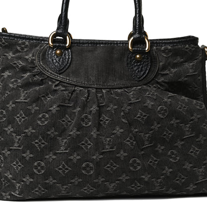 Louis Vuitton Denim Neo Cabby GM Black 6 of 12