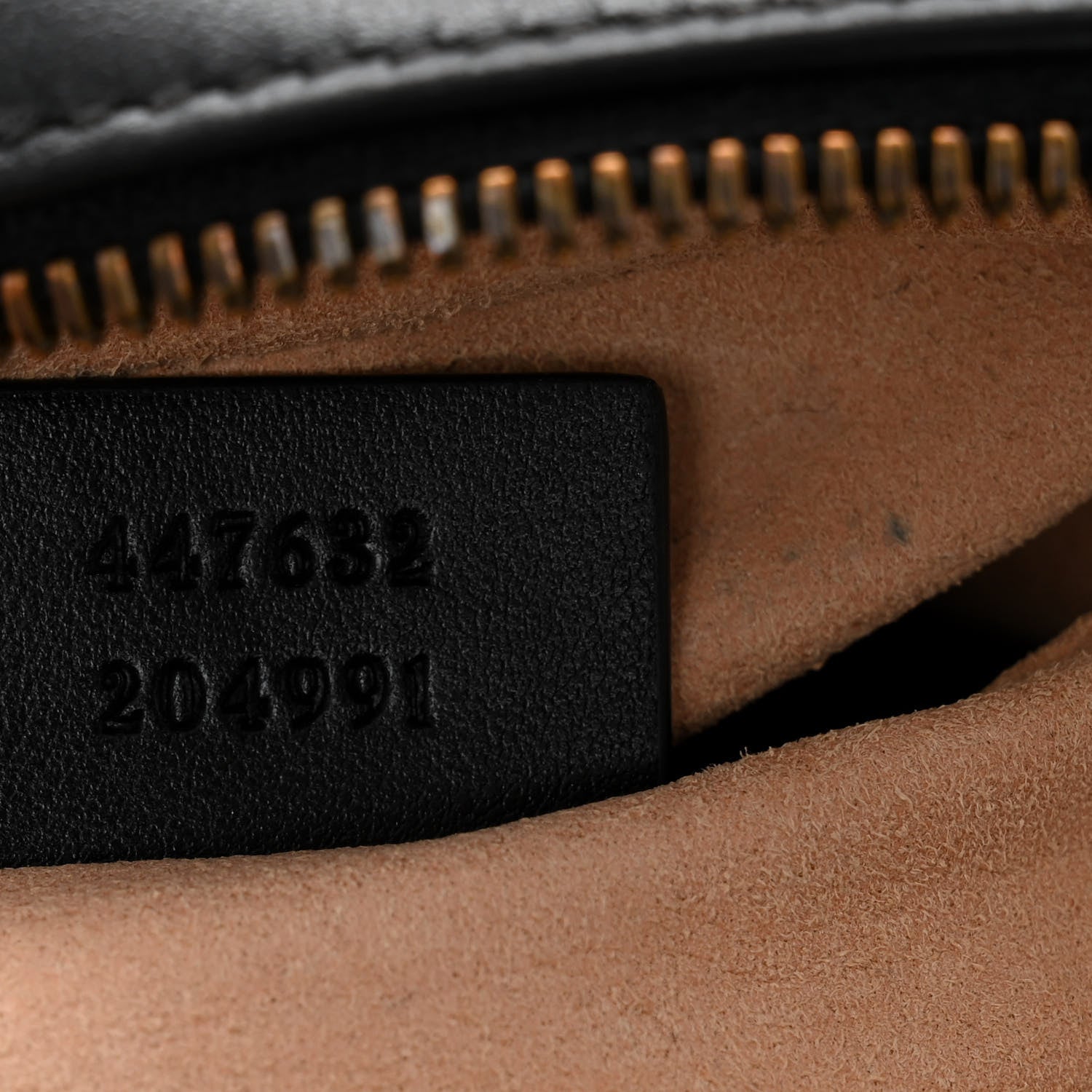 Gucci Calfskin Matelasse Small GG Marmont Chain Shoulder Bag Black 7 of 11