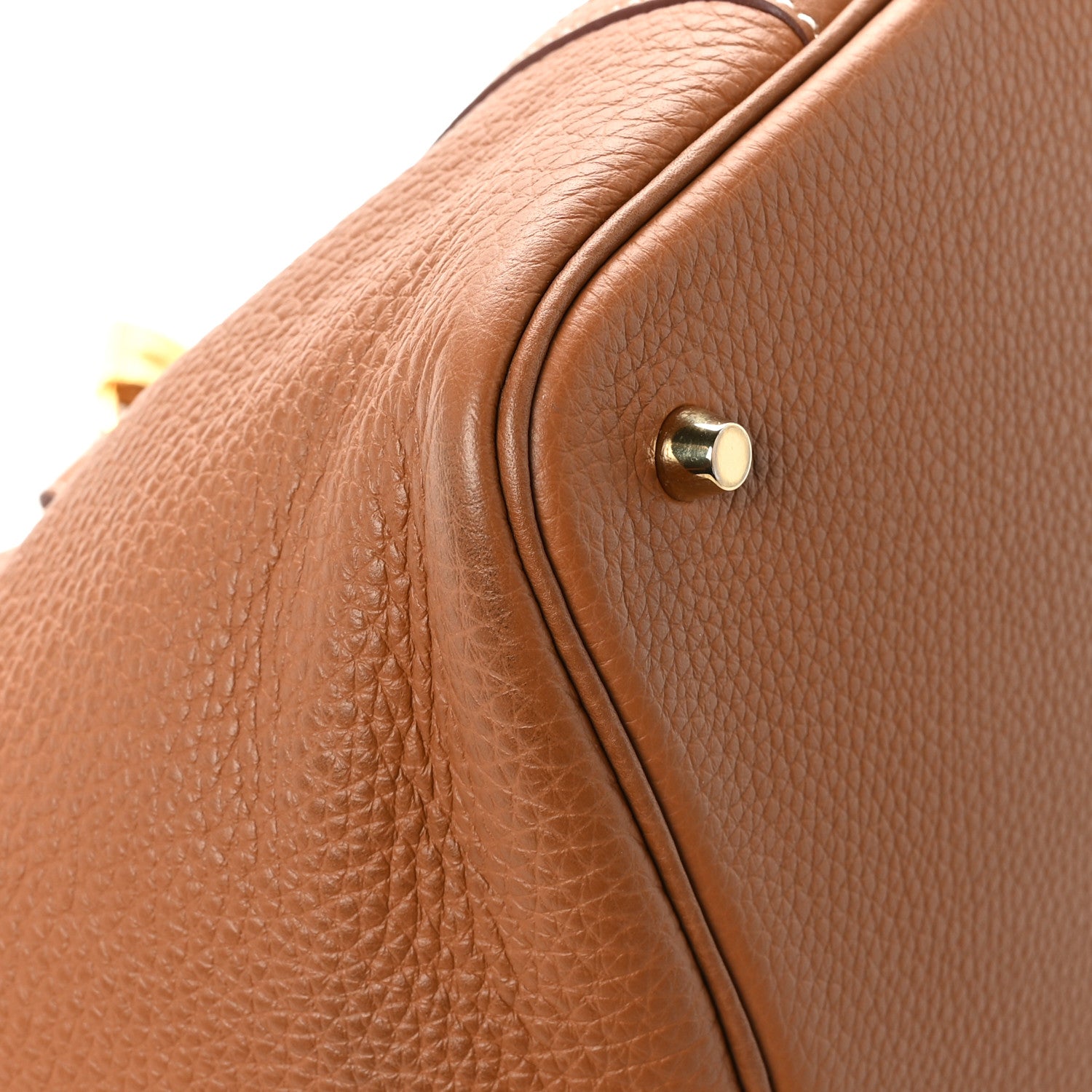 Hermes Taurillon Clemence Picotin Lock 22 MM Gold 11 of 13