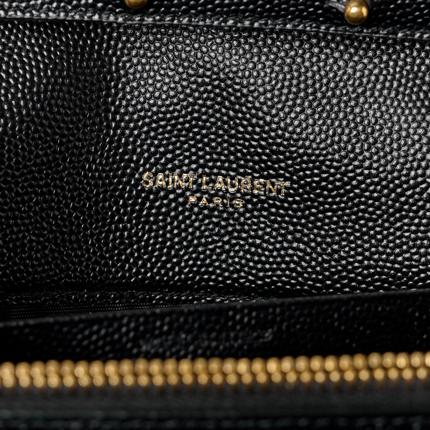 Grain De Poudre Matelasse Chevron Monogram Chain Wallet Black