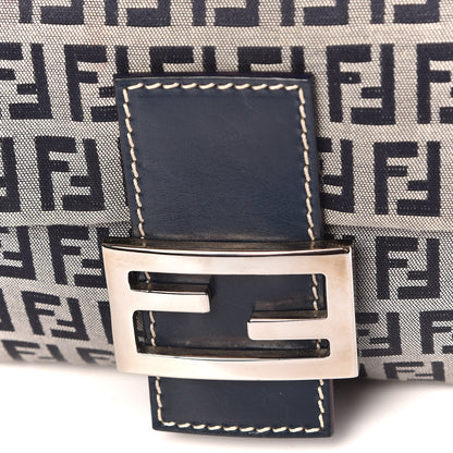 Fendi Zucchino Mini Mama Baguette Navy 10 of 10