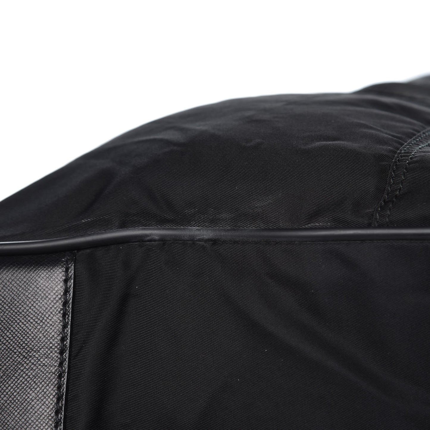 Tessuto Nylon Saffiano Weekender Black