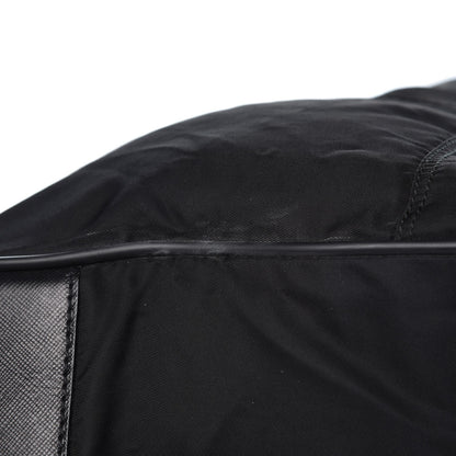 Prada Tessuto Nylon Saffiano Weekender Black 8 of 10