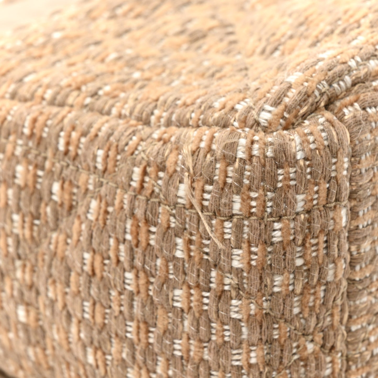Calfskin Tweed Embroidered Cannage Medium Caro Bag Beige Gold