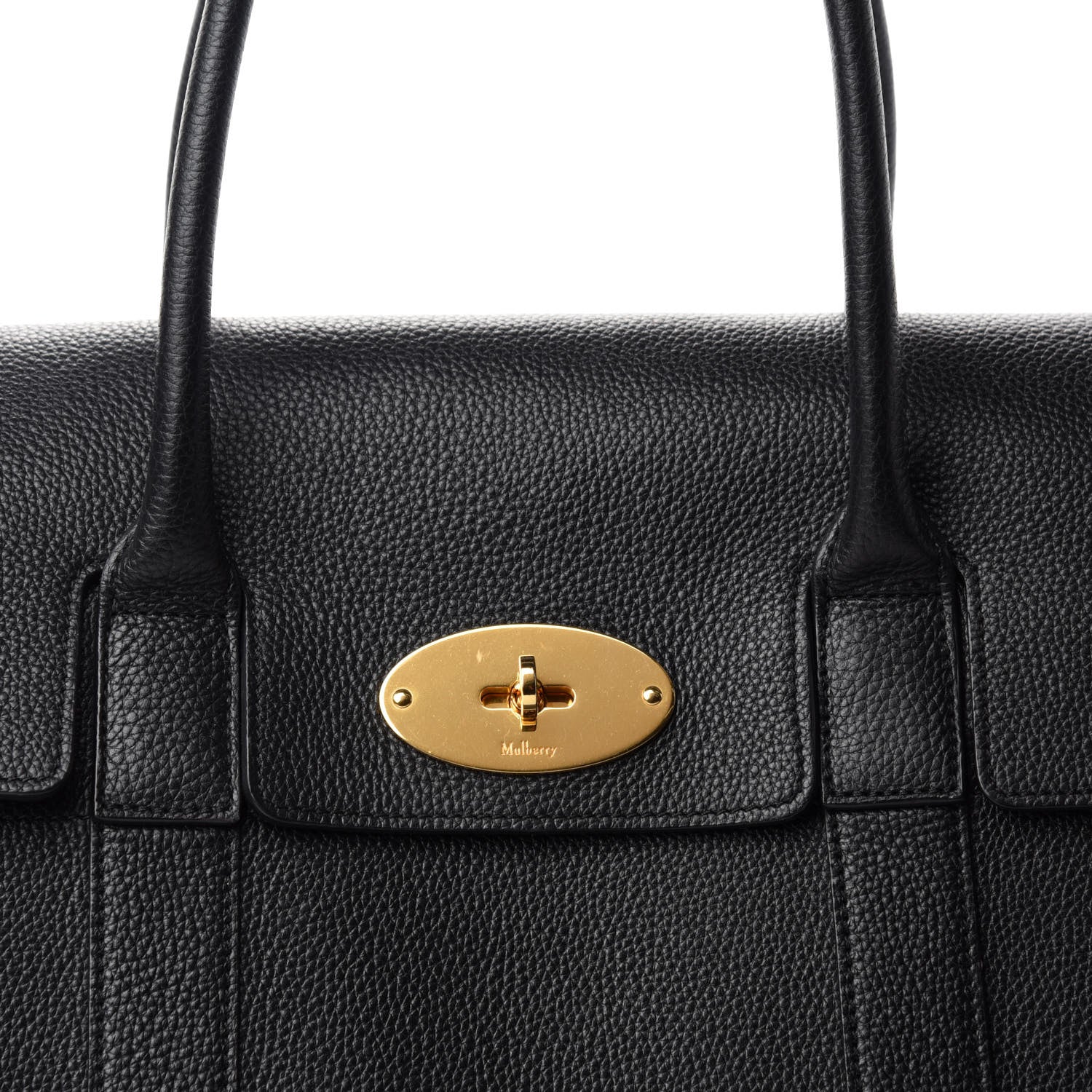 Mulberry Small Classic Grain Bayswater Black 9 of 9