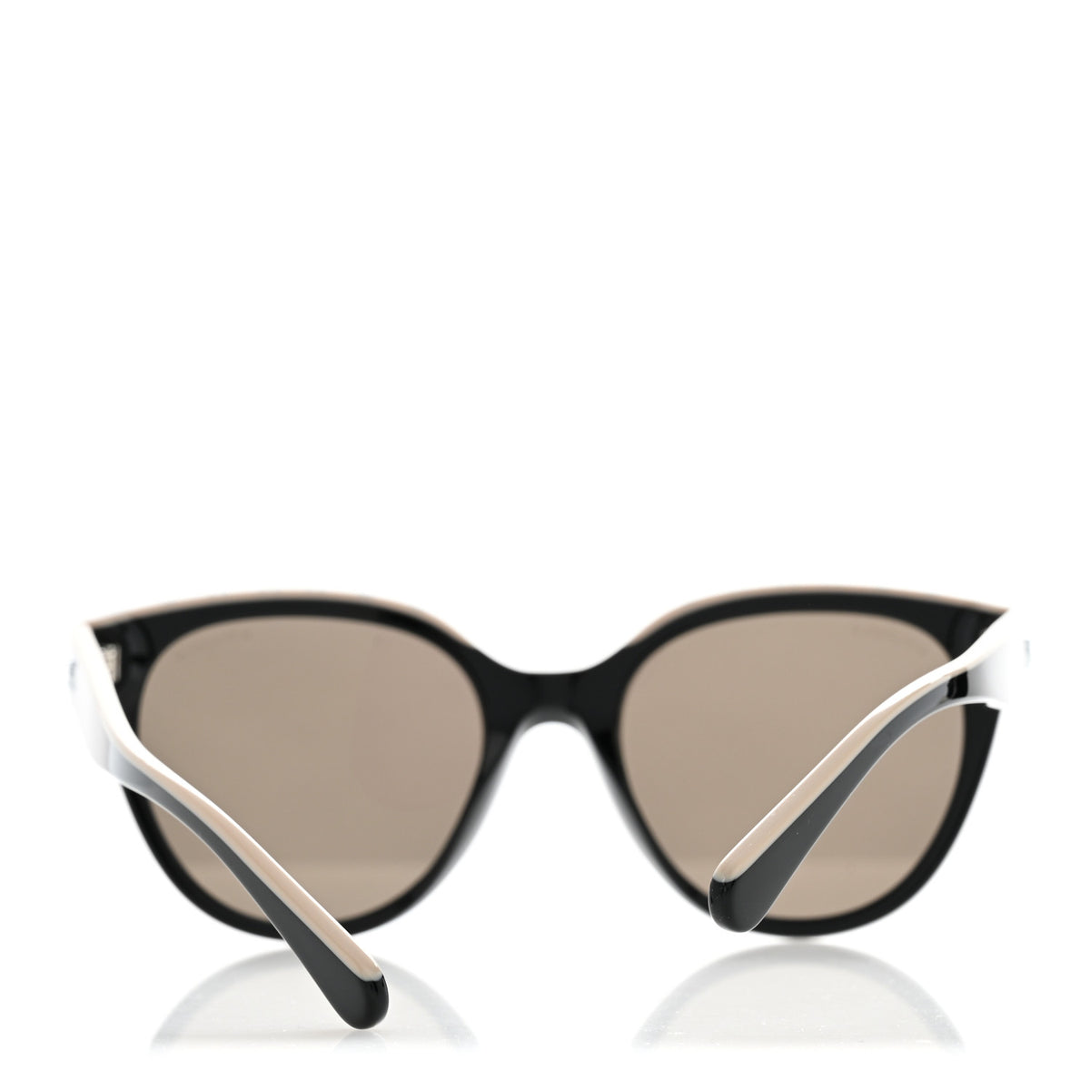 Chanel Acetate CC Butterfly Sunglasses 5414 Black Beige 8 of 9