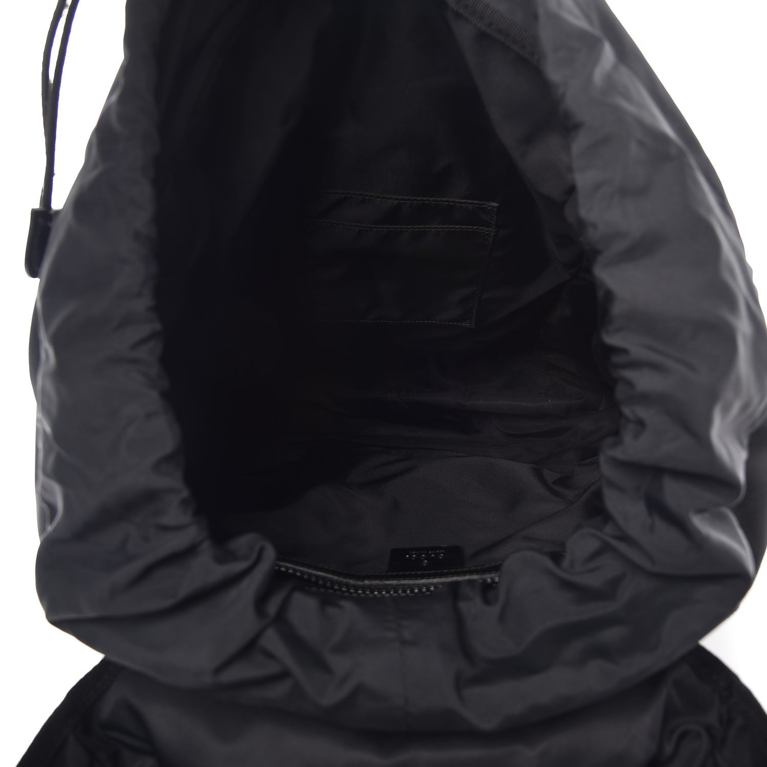 Gucci Techno Canvas Web L'Aveugle Par Amour Embroidered Double Buckle Backpack Black 5 of 8