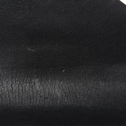 Saint Laurent Sheepskin Matelasse Chevron Monogram Medium College Bag Black 11 of 14