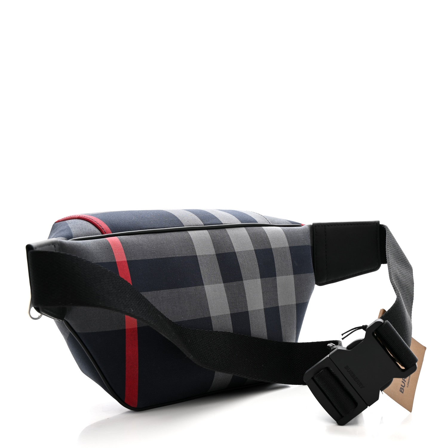 Burberry House Check Sonny Bum Bag Navy Grey 3 of 10