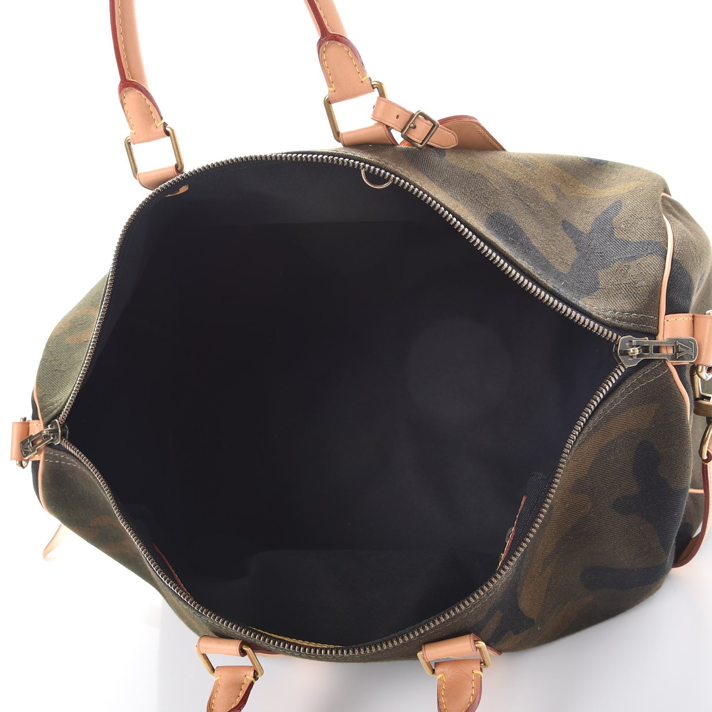 X SUPREME Monogram Camouflage Keepall Bandouliere 45
