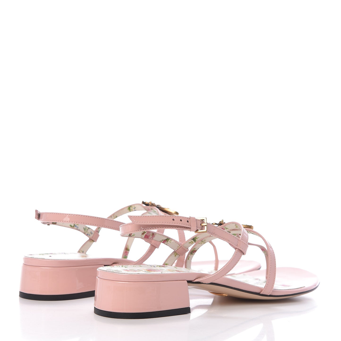 Patent Bee Thong Sandal 39.5 Perfect Pink