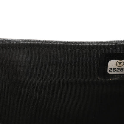 Chanel Lambskin Quilted Medium Boy Flap Wallet Black 8 of 10