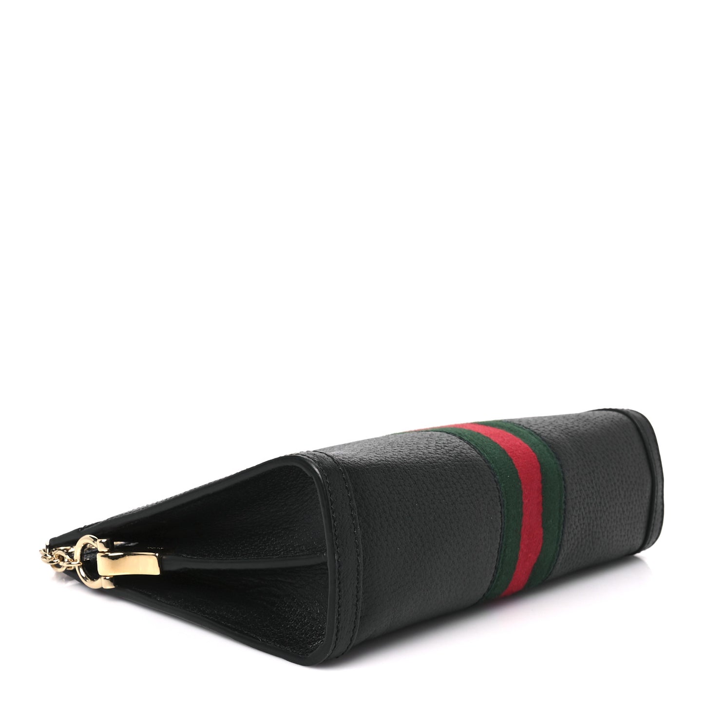 Calfskin GG Web Small Ophidia Chain Shoulder Bag Black
