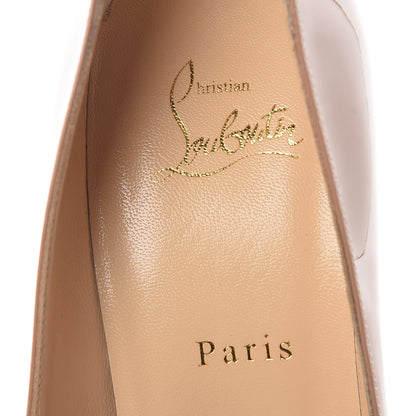 Christian Louboutin Patent Bianca 140 Pumps 40 Nude 6 of 10