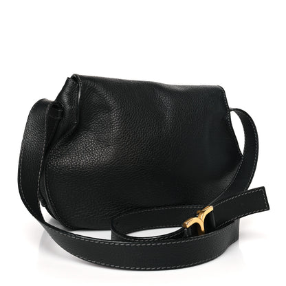 Chloe Calfskin Medium Marcie Round Crossbody Bag Black 3 of 10