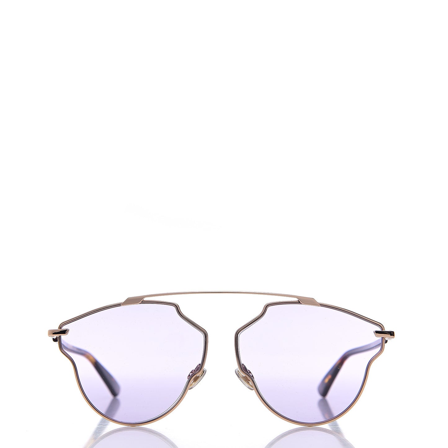 So Real Pop Sunglasses Rose Gold Purple