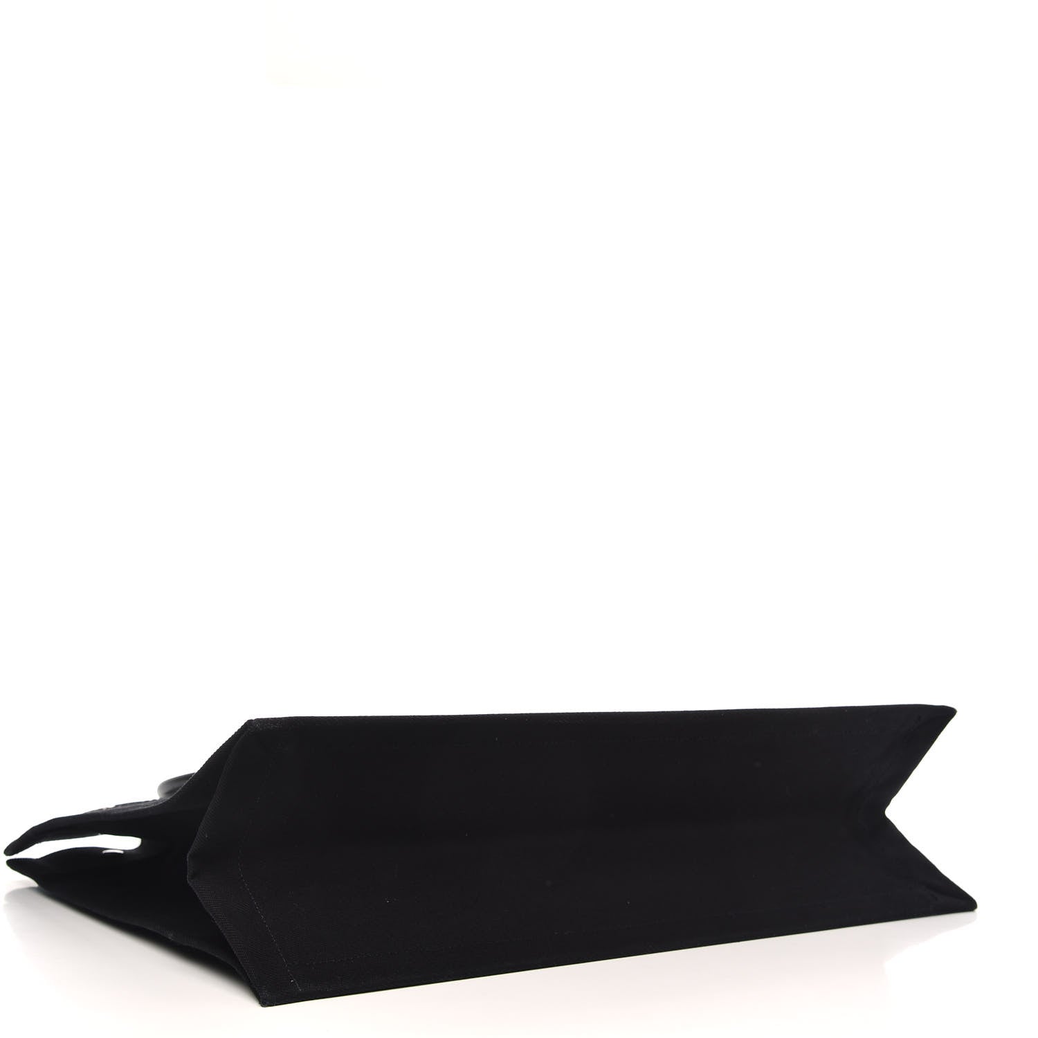 Saint Laurent Linen Calfskin Rive Gauche Tote Black 4 of 9