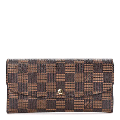Louis Vuitton Damier Ebene Emilie Wallet 1 of 7