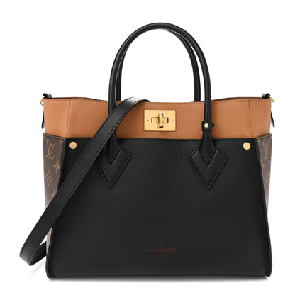 Louis Vuitton Calfskin Monogram On My Side Black 1 of 15