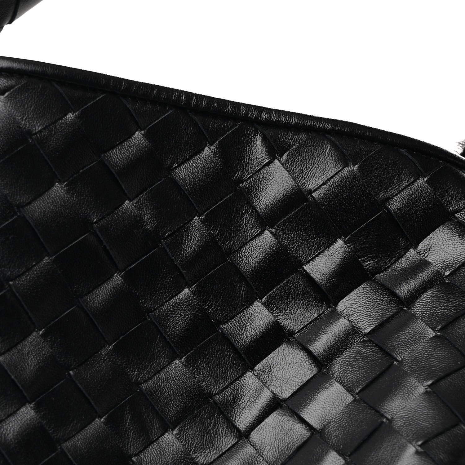 Bottega Veneta Calfskin Intrecciato Large Hop Black 8 of 10