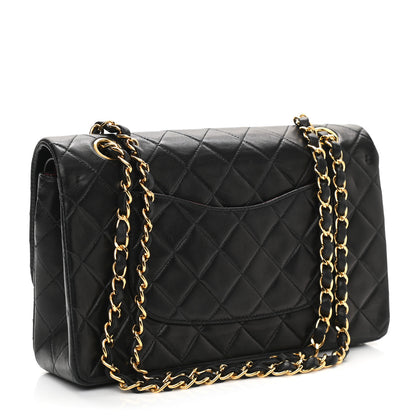 Chanel Lambskin Quilted Medium Double Flap Black 3 of 12
