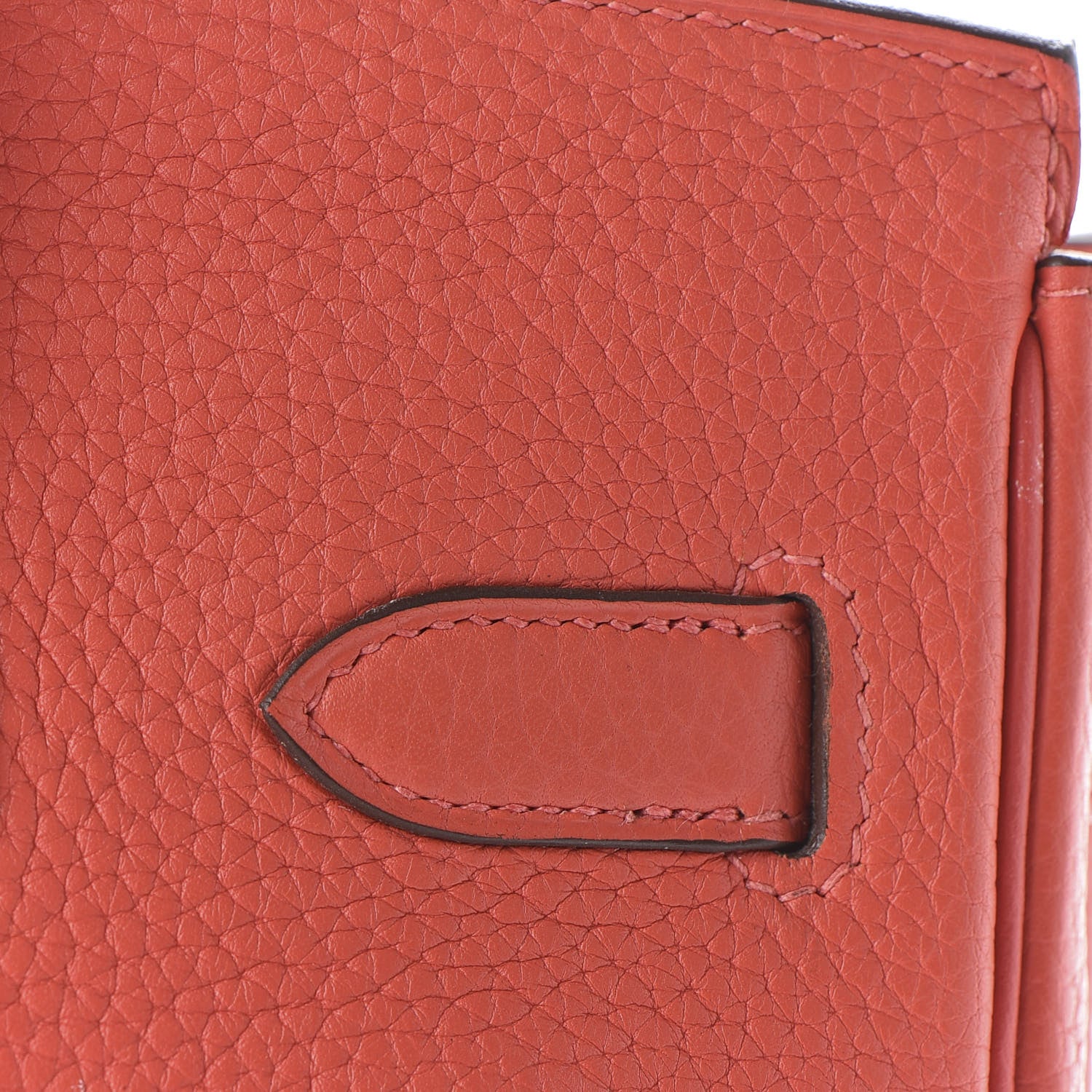 Hermes Taurillon Clemence Birkin 30 Rouge Pivoine 9 of 33