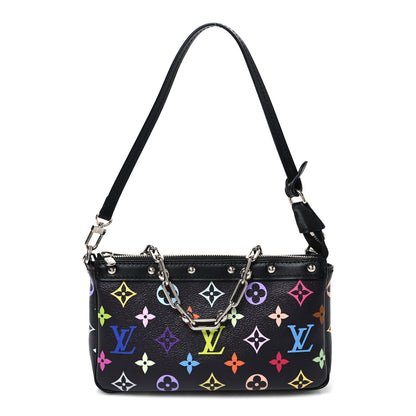 Louis Vuitton LV X TM Monogram Multicolor Pochette Accessories Black 1 of 11