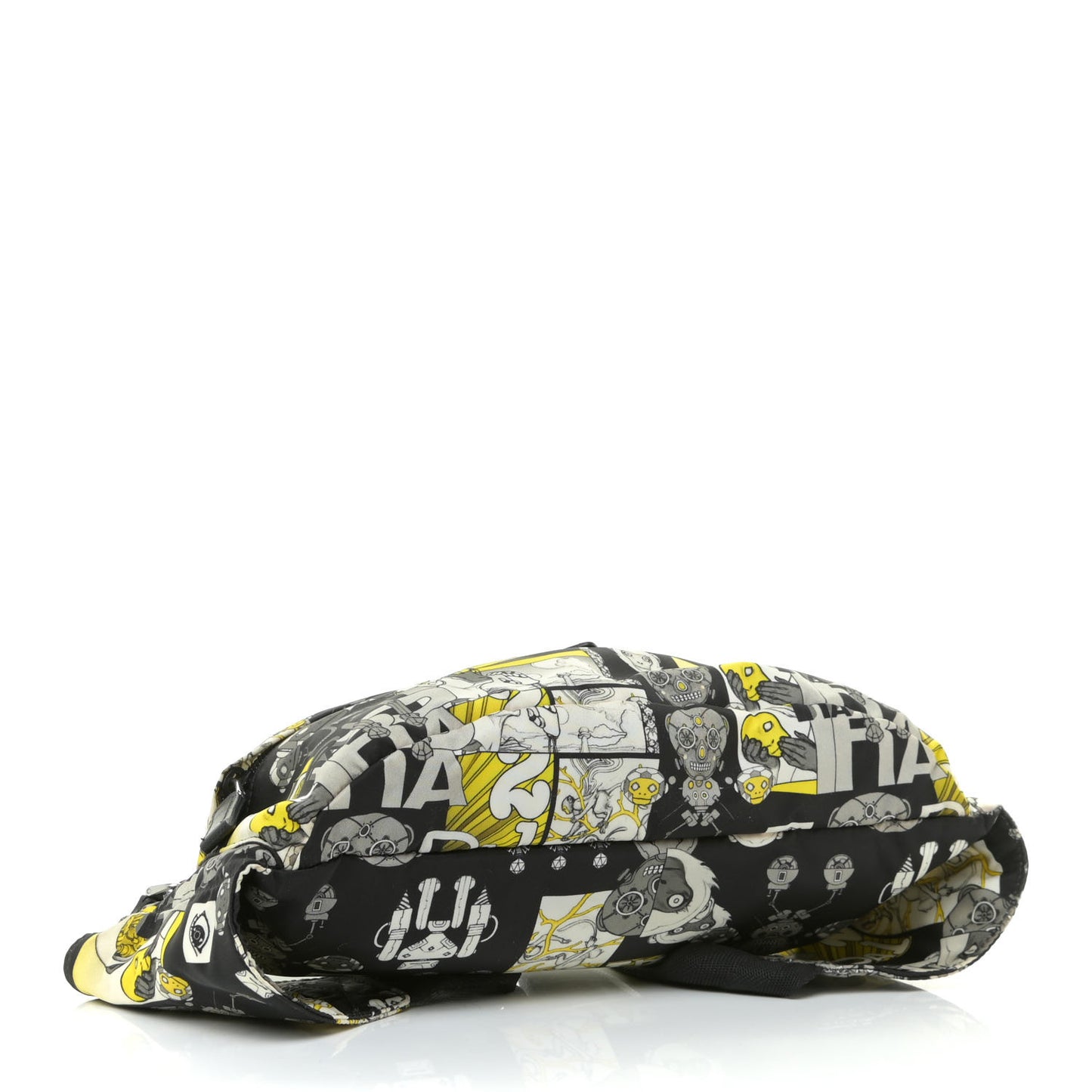 X JAMES JEAN Tessuto Nylon Robot Monkey Belt Bag Black