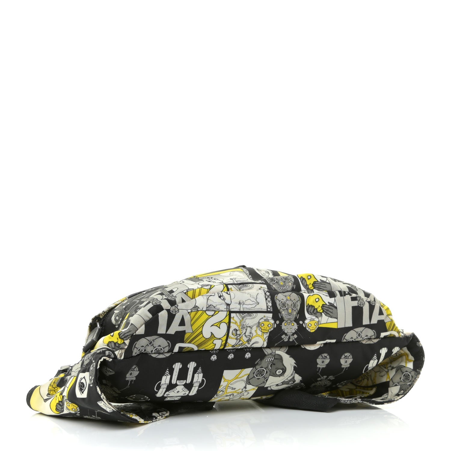 Prada X JAMES JEAN Tessuto Nylon Robot Monkey Belt Bag Black 3 of 12