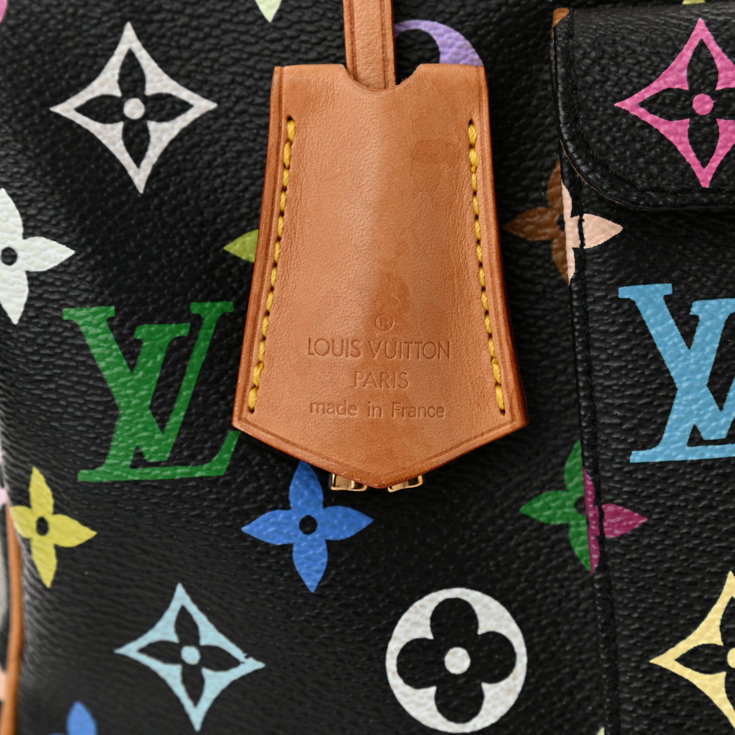 Louis Vuitton Monogram Multicolor Speedy 30 Black 6 of 11