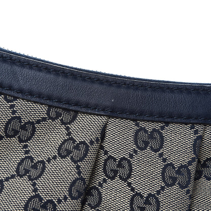 Gucci Monogram Medium Sukey Hobo Navy 12 of 13