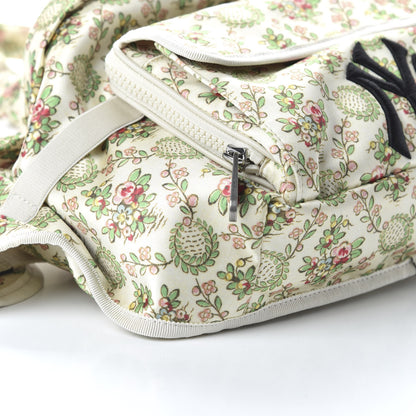 Gucci X MLB Satin Floral Print NY Yankees Patch Convertible Belt Bag Ivory Green 6 of 10