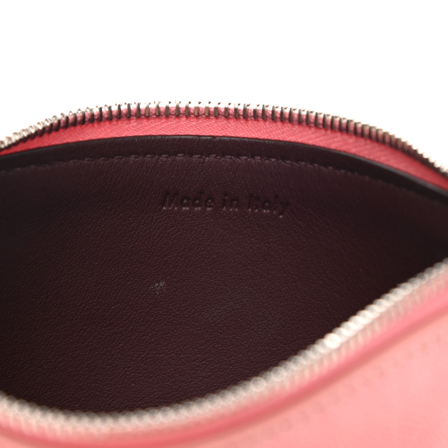 Celine Lambskin Solo Coin Card Case Cloudy 7 of 10