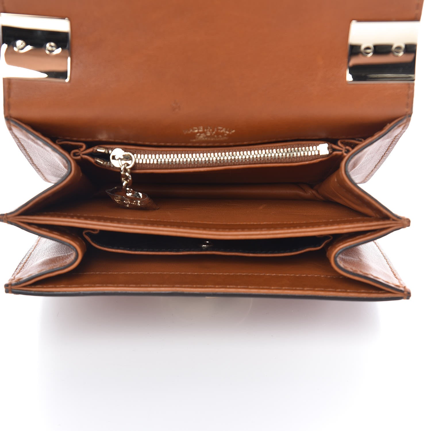 Gucci Calfskin Small 1973 Shoulder Flap Bag Brown 6 of 13